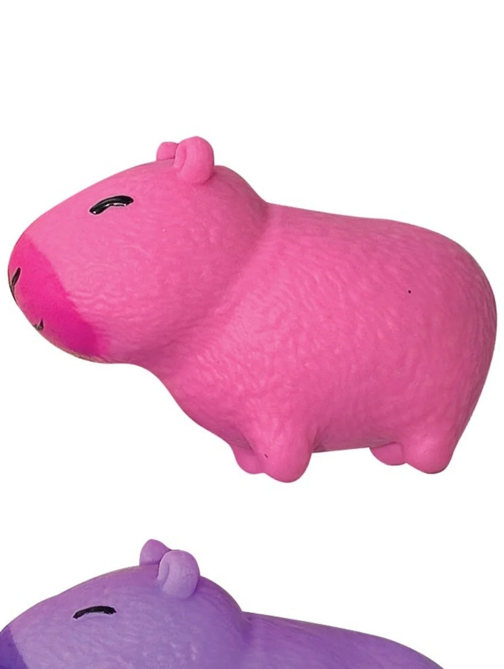 💜 Pink Capybara Squishy Toy 🧸 Sand Filled Stress Relief Fidget Cute